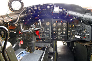 Canberra cockpit